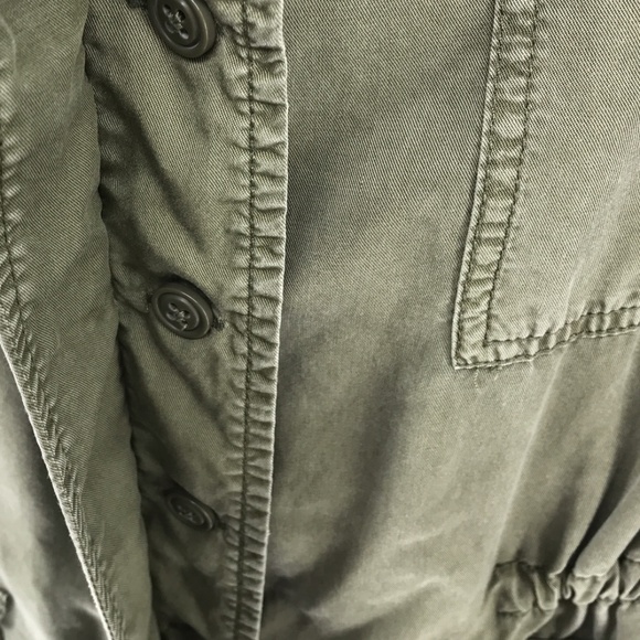 Buffalo David Button Med Green Sleeveless Shirt - Picture 6 of 8